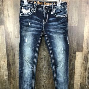 Rock Revival Pilkin Midrise Skinny 5PK Size 26